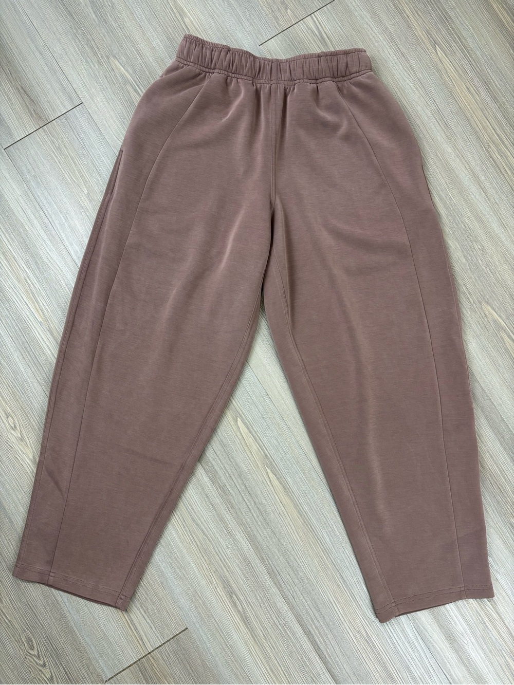 Buckle Black Women's Mauve Brown Jogger Pants Balloon Leg Silhouette